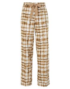 Брюки Cotton Printed Pull-On Trousers 8 By Yoox, хаки