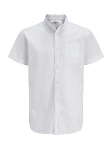 JJ Rebel Рубашка на пуговицах 'JREBKEITH' Regular fit в белом цвете