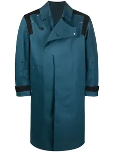 Длинный тренч с логотипом A-COLD-WALL*, синий