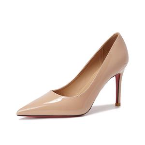 HKCP Тонкие каблуки на шпильке 9,5 см женские телесные, цвет Nude