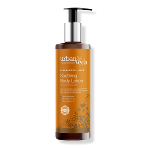 Успокаивающий спа-лосьон для тела с сандалом и алоэ вера. Легкое увлажняющее средство для тела. Urban Veda