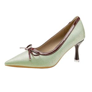 JIUXINGDAO Женские туфли на высоком каблуке Green
