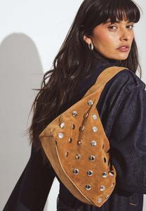 Сумка NA-KD STUDDED, Tan/Brown