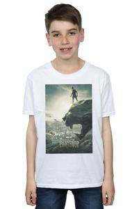 Футболка с плакатом «Черная пантера» Marvel, белый