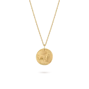 Медальон Van Cleef & Arpels Zodiaque Capricorni (Козерог), 18-ct желтое золото
