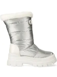 Стеганые сапоги Buffalo, серебристый