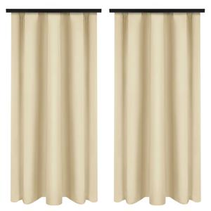 Шторы с рюшами, шторы, перегородка, домашний декор, цвет: бежевый, размер: 150x242 см (ШxВ) Voppi