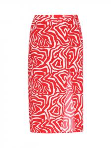 Юбка до колена myMo ROCKS, цвет red white