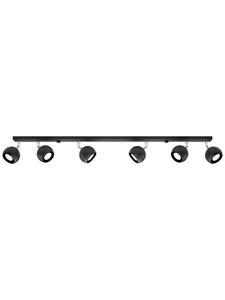 Потолочный светильник OLLO 6L черного цвета (В)16 см (Д)118 см Nice Lamps