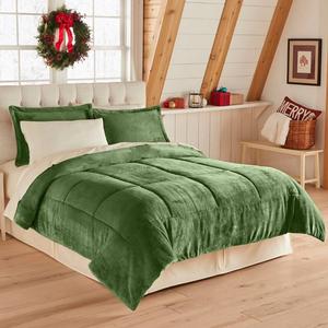 Одеяло из микрофлиса Brylanehome Bh Studio BrylaneHome, цвет Alpine Green