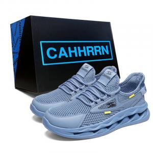 CAHHRRN Дышащие низкие повседневные кроссовки мужские синие, цвет Blue