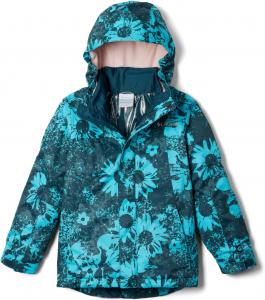 Columbia Youth Girls Whirlibird II Interchange куртка, Night Wave Whimsy 2