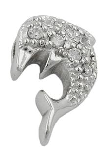 Gallay Кулон в виде дельфина, серебро 925 пробы