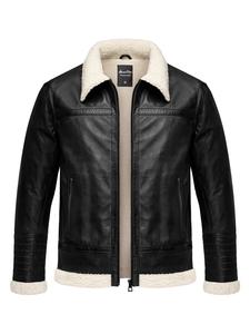 Кожаная куртка Amaci&Sons OATMAN, черный