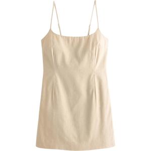 Женское платье-комбинация Abercrombie＆Fitch, светло-коричневый