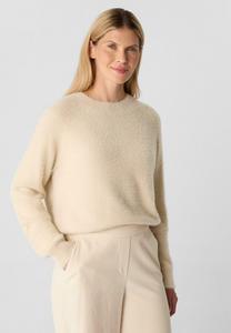 Джемпер comma casual identity MIT RUNDHALSAUSSCHNITT, Beige