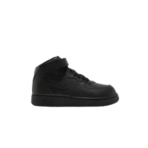 Кроссовки Nike Air Force 1 Mid LE TD 'Triple Black', черный