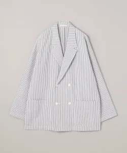 Двубортный жакет из жатой ткани Coen, цвет White