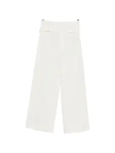 Брюки с титановой отделкой Erika Cavallini, белый