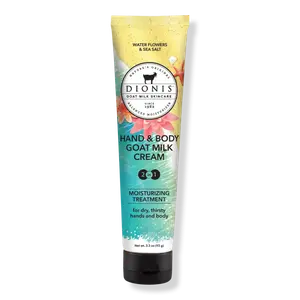 Крем для рук и тела на основе козьего молока Dionis, Water Flowers & Sea Salt