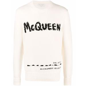 Свитер мужской белый Alexander McQueen