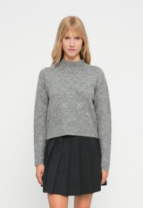 Джемпер JDY JDYNOOMI STRUCTURE PEARL, Medium Grey Melange/Mottled Grey