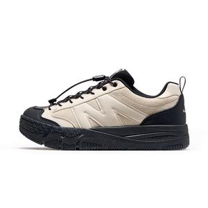 CAMEL Термоустойчивые противоскользящие скейтерские кроссовки женские низкие - белые с серым/черным, цвет White with Gray/Black