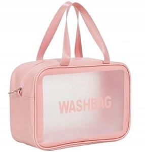 Top Choice Прозрачная косметичка из фольги для бассейна, розовая