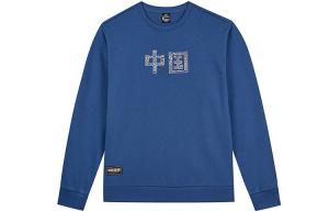 361° Свитшот Unisex Pluto Blue с круглым вырезом утолщенный обычный