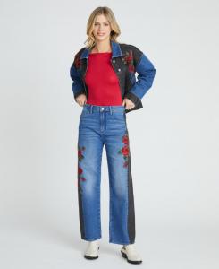 Женские джинсы Lucy Barrel с высокой посадкой Driftwood, Denim Multi