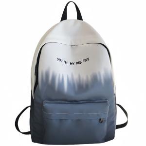 BALANG Холщовый рюкзак унисекс синий/хаки/зеленый/серый, Gray, Charm Not Included