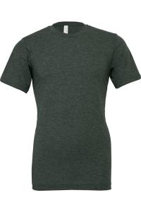 Футболка унисекс BELLA + CANVAS из джерси CVC, цвет heather forest