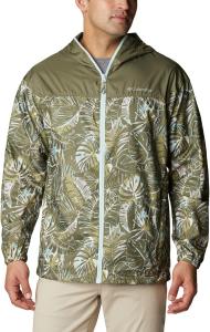 Columbia мужская ветровка Flash Challenger Novelty, Stone Green King Palms Multi Print