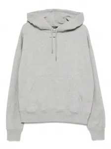 Худи с карманом Mugler, серый