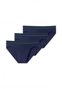 Трусы Rio комплект из 3 штук чистый микро Schiesser, цвет admiral