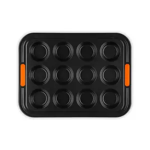 Форма для 12 кексов Le Creuset без ПФАС, черный