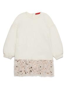 MAX&Co. Kids платье с пайетками, белый