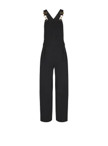 Шерстяные комбинезоны Balmain, черный