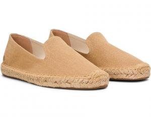 Туфли на плоской подошве Soludos Smoking Slipper Espadrille, цвет Café Taupe