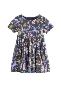 Платье повседневное с коротким рукавом, стандартного кроя. Next, Unicorn Navy