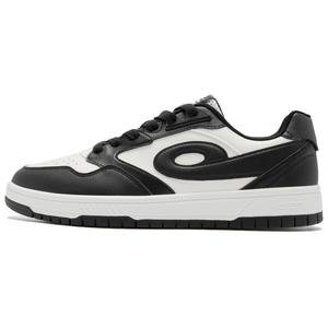 QIAODAN Женские кроссовки для скейтбординга Cloud Peak, износостойкие и нескользящие, с низким верхом, белые/черные