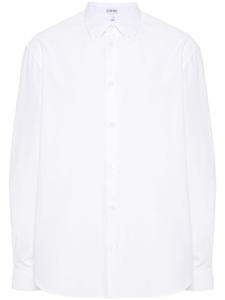 LOEWE хлопковая рубашка, белый