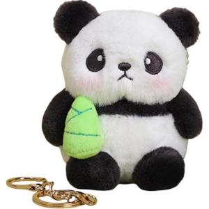 Бамбуковый побег, бамбуковая трубка плюшевый кулон панда 11см высота Fox fairy