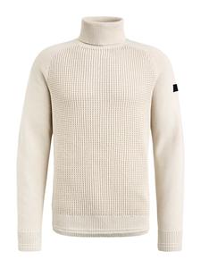 PME Legend Кремовый свитер с высоким воротником