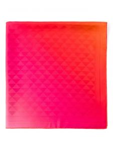 Prada шелковый платок с принтом, розовый