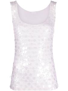 P.A.R.O.S.H. топ с пайетками, белый