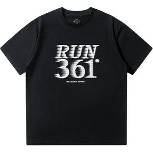 361° Футболка мужская Black Crew Neck Straight Fit