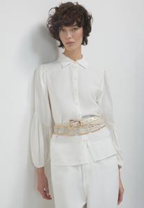 Блузка на пуговицах MANICHE A PALLONCINO Calliope, деним