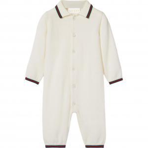 Комбинезон fw25 для младенцев и малышей GUCCI, белый
