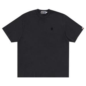 Футболка BAPE Ape Head One Point Garment Dyed Relaxed Fit Tee, Black